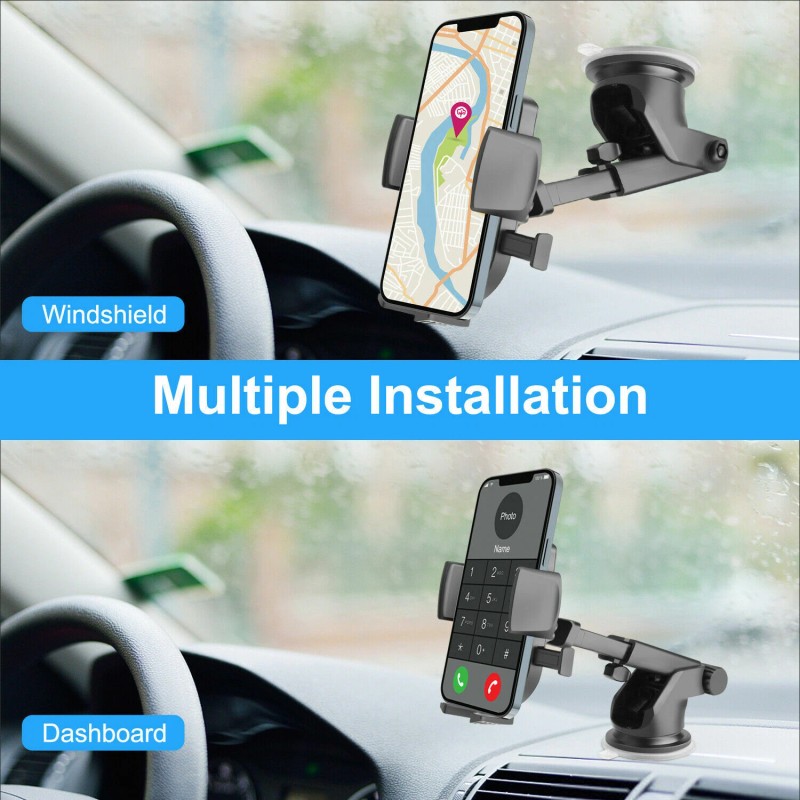 360° Car Windshield Mount Cradle Holder Stand Dashboard Suction Cell
