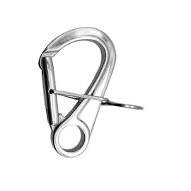 HAIWEN 316 Stainless Steel Docking Hook Mooring Hook Quick Release Hook Clip Carabiner Hooks Spring Snap Hooks Snap Hook Kayak Boat Accessorie (1Pack)
