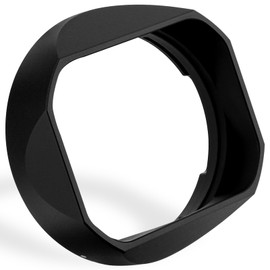 Haoge Square Metal Lens Hood for Voigtlander 35mm F2 35mm F1.5 28mm F2.0 Type I & II ULTRON Aspherical Vintage Line VM Mount Lens LH-VM13P-NB Replaces LH-12 LH-4N