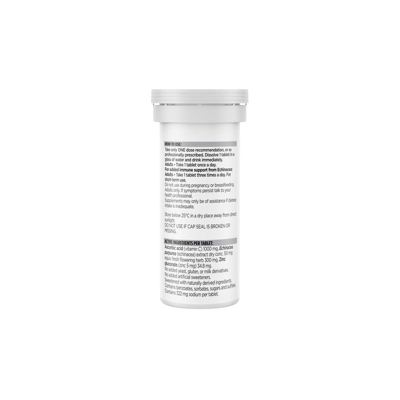 Blackmores Bio C 1000mg Echinacea + Zinc Vitamin C Effervescent