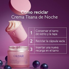 CAUDALIE Resveratrol-Lift Crema de Noche Alternativa a Retinol - 50 mL  CAUDALIE Resveratrol-Lift Crema de Noche Antiarrugas con Colágeno Vegano y... 