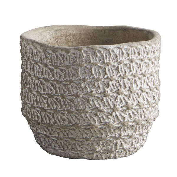 47th & Main Ceramic Decorative Pot, 3.5" Tall, Grey Targus