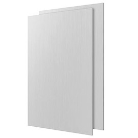 USAMILY 2pcs Aluminum Sheet Metal 1.5X150X300mm Finely Polished Aluminum Panel Sheet Covered with Protective Film for Industrial Fabrication and DIY Crafting