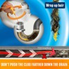 FlexiSnake Drain Weasel - Hair Clog Remover Tool Kit