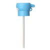 Komori Resin Plastic Bottle Straw Cap with Attachment, Blue, Diameter