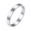 Couples Ring High Polishing Glossy Band 3mm Stackable Thin Rings