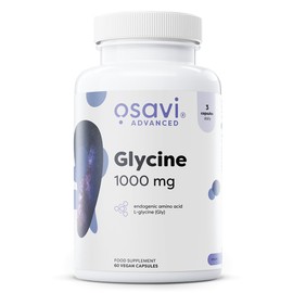 Osavi Glycine 1000mg – 60 Vegan Capsules | High–Potency Glycine for Cognitive & Sleep Support