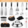 N NOBLE FAMILY 27 PCS Griddle Accessories Kit, Flat Top