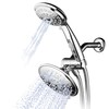 Hydroluxe 30-Setting Ultra-Luxury 6 inch Rainfall Shower Head & Handheld