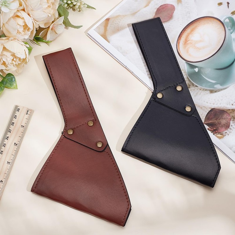 HOBBIESAY 2 Pieces Leather Sword Dagger Frog Leather Belt Sword