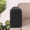 OHPHCALL 2Pcs Elastic Sofa Armrest Cover Black Soft Protector Towels