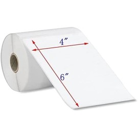 Prinko 10 Rolls 4x6 Direct Thermal Shipping Labels 250/roll Zebra ZP450 500 2844 Eltron