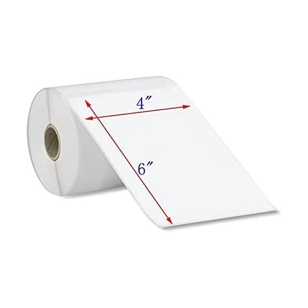 Prinko 10 Rolls 4x6 Direct Thermal Shipping Labels 250/roll Zebra