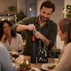Wine Opener Set with Bottle-Shaped Holder – Corkscrew & Stopper