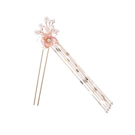 Mikinona 1pc Retro Tassel Hairpin Hair Fork for Girls Flower Hair Stick Head Wear