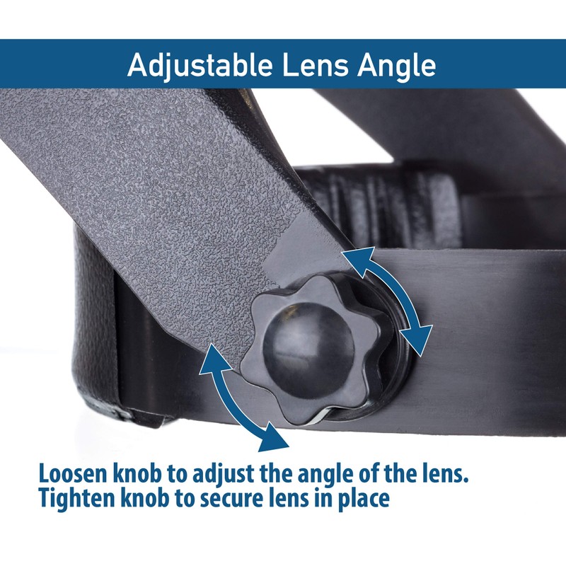 SE Illuminated Dual Lens Flip-In Head Magnifier, Head Magnifier, Tools