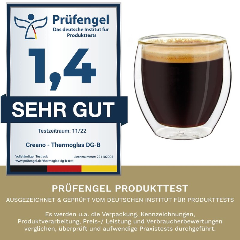 Creano DG-B Double Wall Glasses