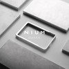 Nium Classic Men's Card Case, Thin, Made in Japan, Duralumin,