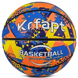 Krfapt Youth Basketball Size 5 (27.5'') Kids Basketball for Indoor Outdoor Park Games Play,Waterproof Pool Basketball