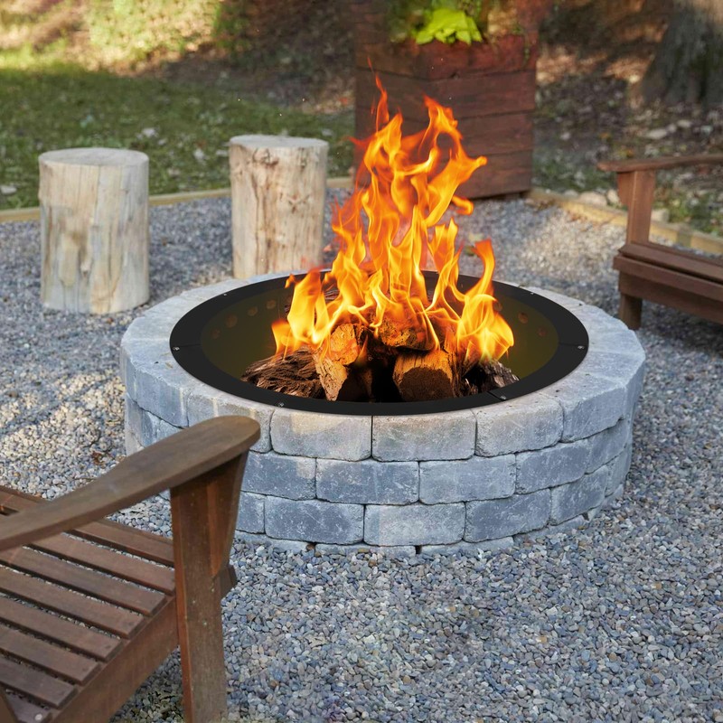 Baitedelai Outdoor Smokeless Fire Pit Ring 40 Inch Outer/36 Inch