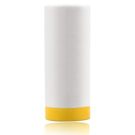 Masking Film Dust Sheet Roll, 6.6 x 164 feet Plastic Drop Film, Transparent Dust-Proof & Waterproof Shields for Painting, Decorating, Furniture Covering