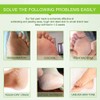 5 Pairs Foot Mask Callus Socks Foot Peel Off Mask