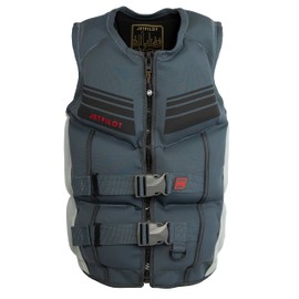 Jetpilot Shaun Murray Neoprene Coast Guard Approved Life Jacket PFD (Grey, X-Small)