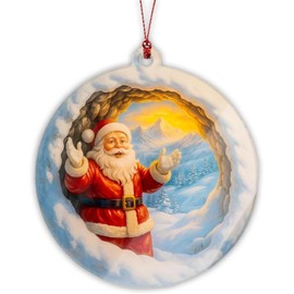 Santa Claus Ornaments for Christmas Tree, Funny Santa Ornament, Christmas Ornaments 2025, Holiday Party Gifts, Festive Ornament for Tree Decorations, Cute Santa Holiday Ornaments