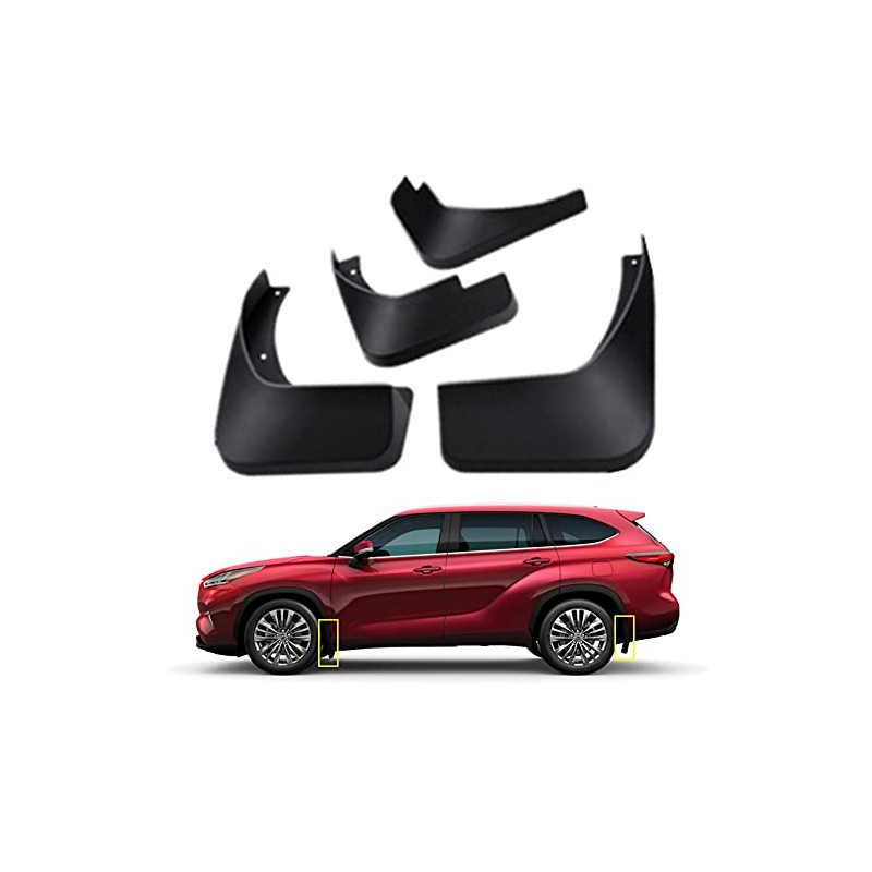 Mud Flaps Kit for 2024 Toyota Highlander 2020-2023 Mud Splash