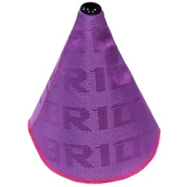 Bride Purple Hyper Fabric Shift Knob Shifter Boot Cover MT/at for Universal fit