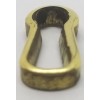 Cast Brass Keyhole Insert key hole antique vintage lock desk