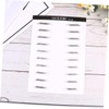 MERRYHAPY 20 Pairs Eyebrow Stickers 2 Sheets Realistic Brow Makeup