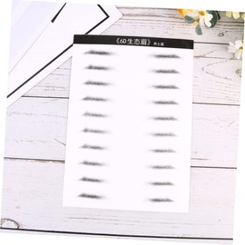 MERRYHAPY 20 Pairs Eyebrow Stickers 2 Sheets Realistic Brow Makeup Tools for Men