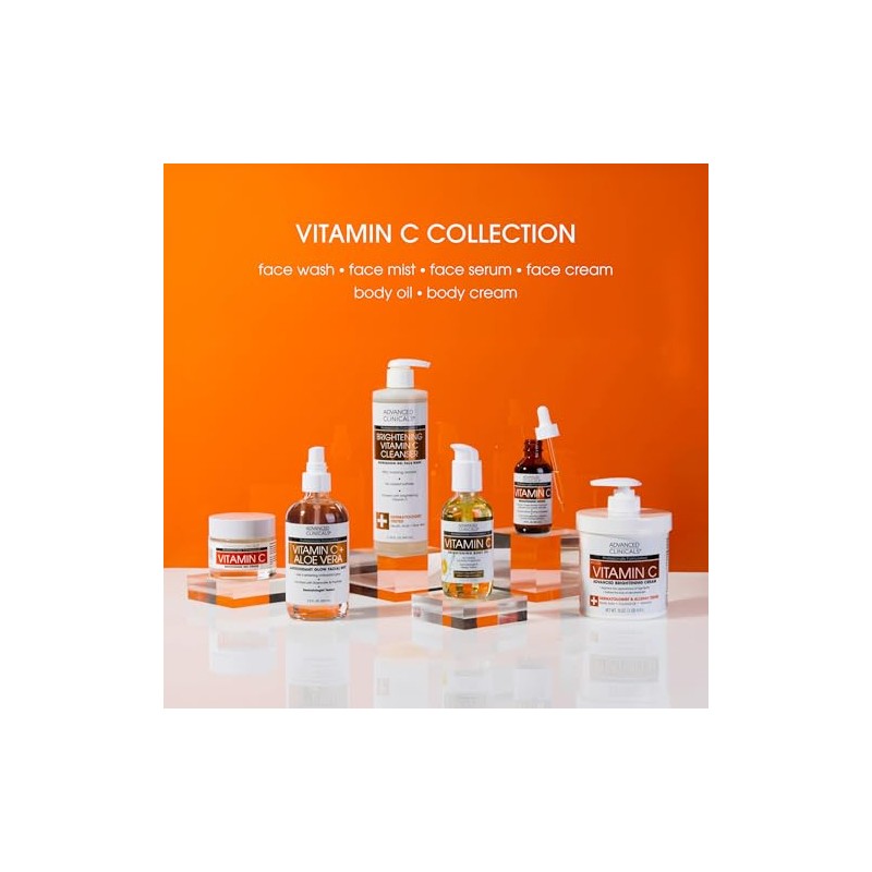 ADVANCED CLINICALS CREMA GEL FACIAL VITAMINA C ILUMINADORA ANTI-EDAD CON
