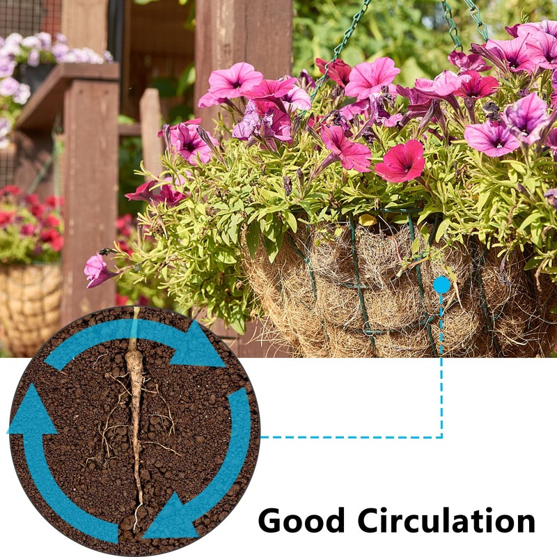 HICAS Wall Mounted Coco Liner - 24/30/36/48 Inch Wall Planter