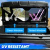 KUAFU Rear Windshield Window Compatible With 2013-2023 Polaris Ranger XP