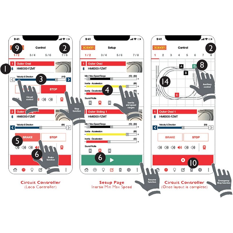 HM6000 App Based controllo analogico (BLE Unit)