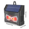 Solar Animal Deterrent Device Outdoor Electronic Raccoon Deterrent Tool with
