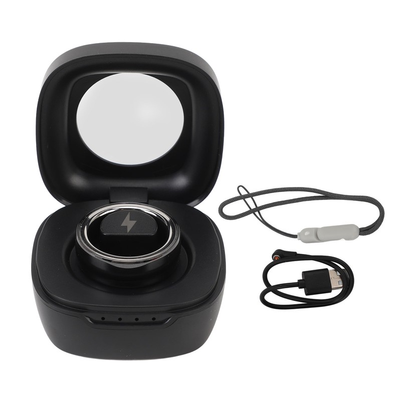 Smart Ring Multifunction Sleep Temperature Monitoring Pedometer 23mah Health Tracker