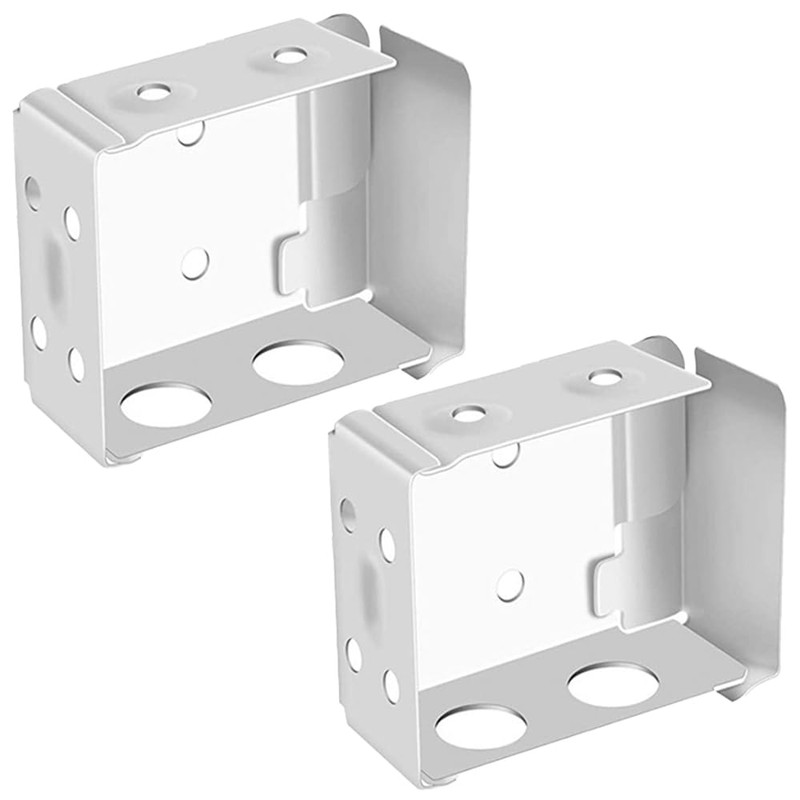 SEIWEI Blind Brackets, Box Mounting Brackets for Mini Blinds 2.5