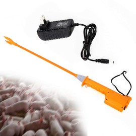 Animal Electric Prod Hot Shock,Electric Rechargeable Hand Prod Shock Animals Livestock Farm Pig Cattle Prod Safety Shock Prodder with Battery 8000-10000V (65cm/ 25.6 inch)