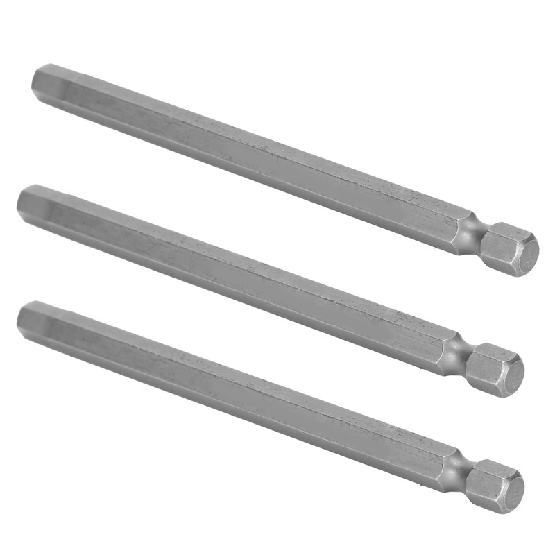10Pcs 6mm Magnetic Screwdriver Bits Alloy Steel 1/4 Inch Hex