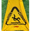 Rubbermaid 20" Commercial Multilingual Caution Pop-Up Safety Cone 3-Sided