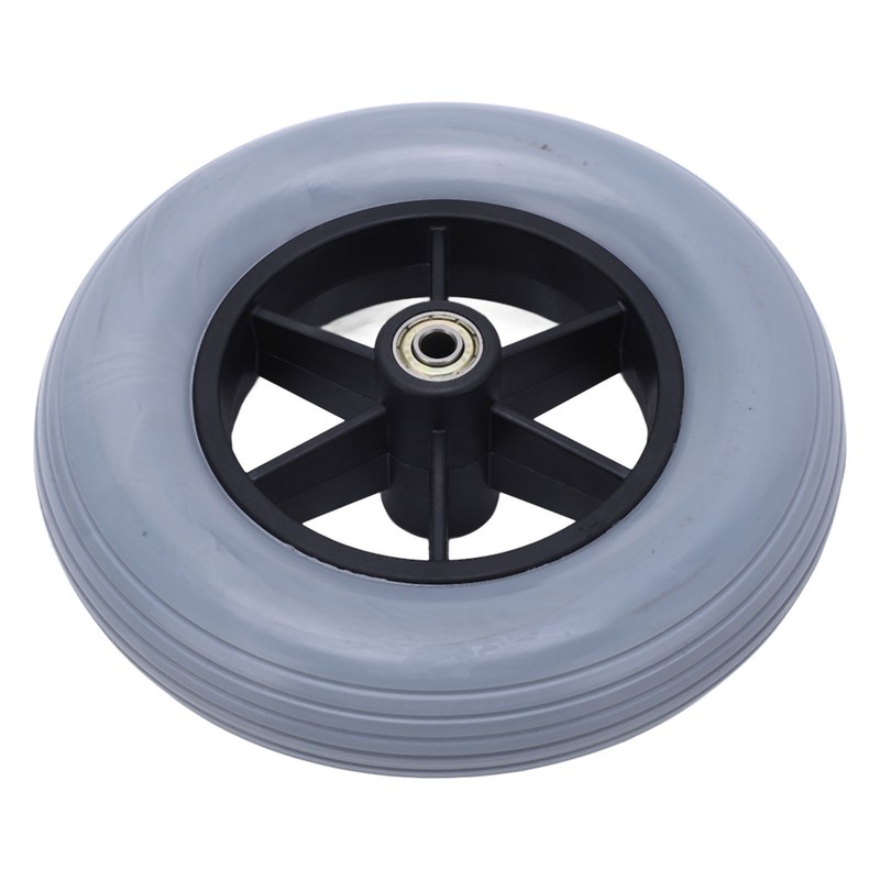 194mm Gray Electric Wheelchair Wheel Non Slip No Noise Stable
