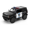 KiNSMART 2022 Ford Bronco SUV Police Edition 5 Inch 1:34