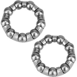 7 Balls x 1.49Inches Stainless Steel Bicycle Ball Bearings Bike Ball Crank Bearing for Replacement Mountain Bicycle Parts Bike (Silver, 7 Balls x 1.49Inches)