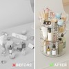 Rotating Makeup Organizer, DIY 8 Adjustable Layers Spinning Skincare Organizer,