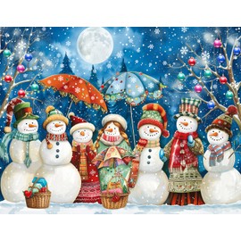 100 Piece Puzzles for Kids, Christmas Snowman 100 Piece Puzzles for Adults 100 Pieces Christmas Puzzle for Seniors Kids Ages 4-8 Christmas Jigsaw Puzzle for Seniors Teens Brain Teaser