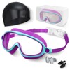 Hurdilen Kids Swim Goggles, Anti-fog, UV Protection and Wide View