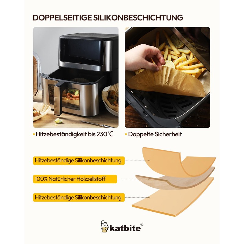 Hot Air Fryer Baking Parchment Paper Non Bleached Parchment Paper